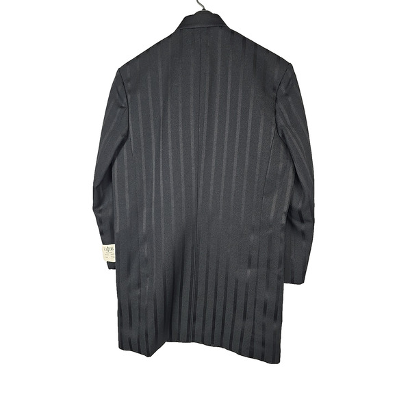 J. Vital Boys 2 PC Formal Dress Suit Black Pinstripe 12 x W27 - NWT - Picture 5 of 9